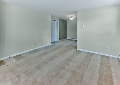 Spacious carpeted living area in Haddon Heights, NJ apartments for rent